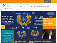 Tablet Screenshot of mineria.org.mx